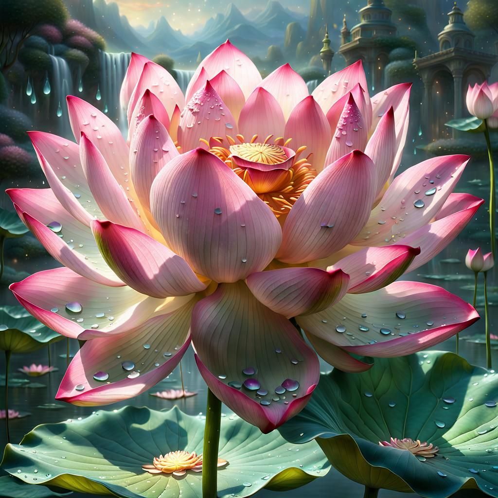 Pink Lotus Flower   by @Jim B