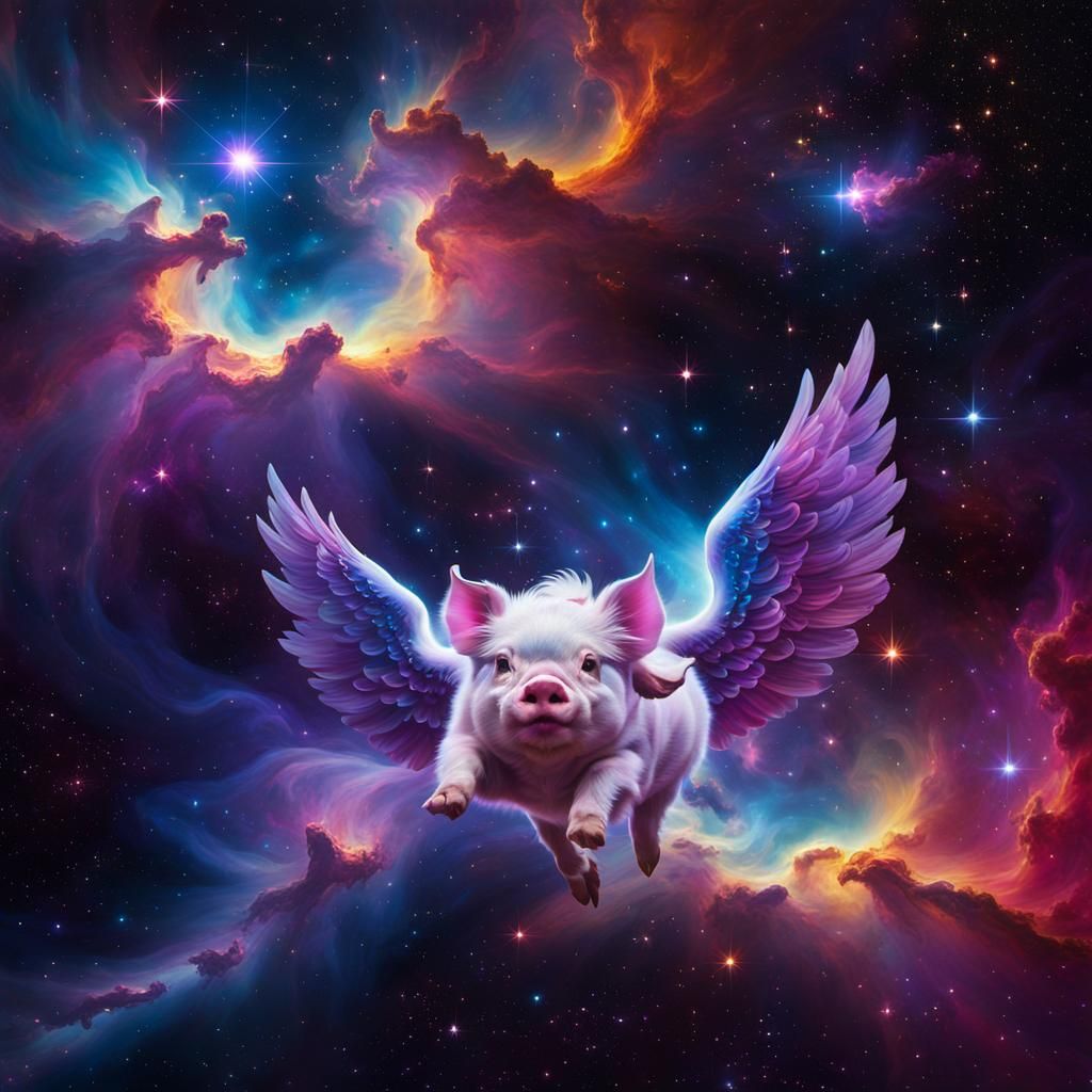 If Pigs Could Fly 4 - AI Generated Artwork - NightCafe Creator