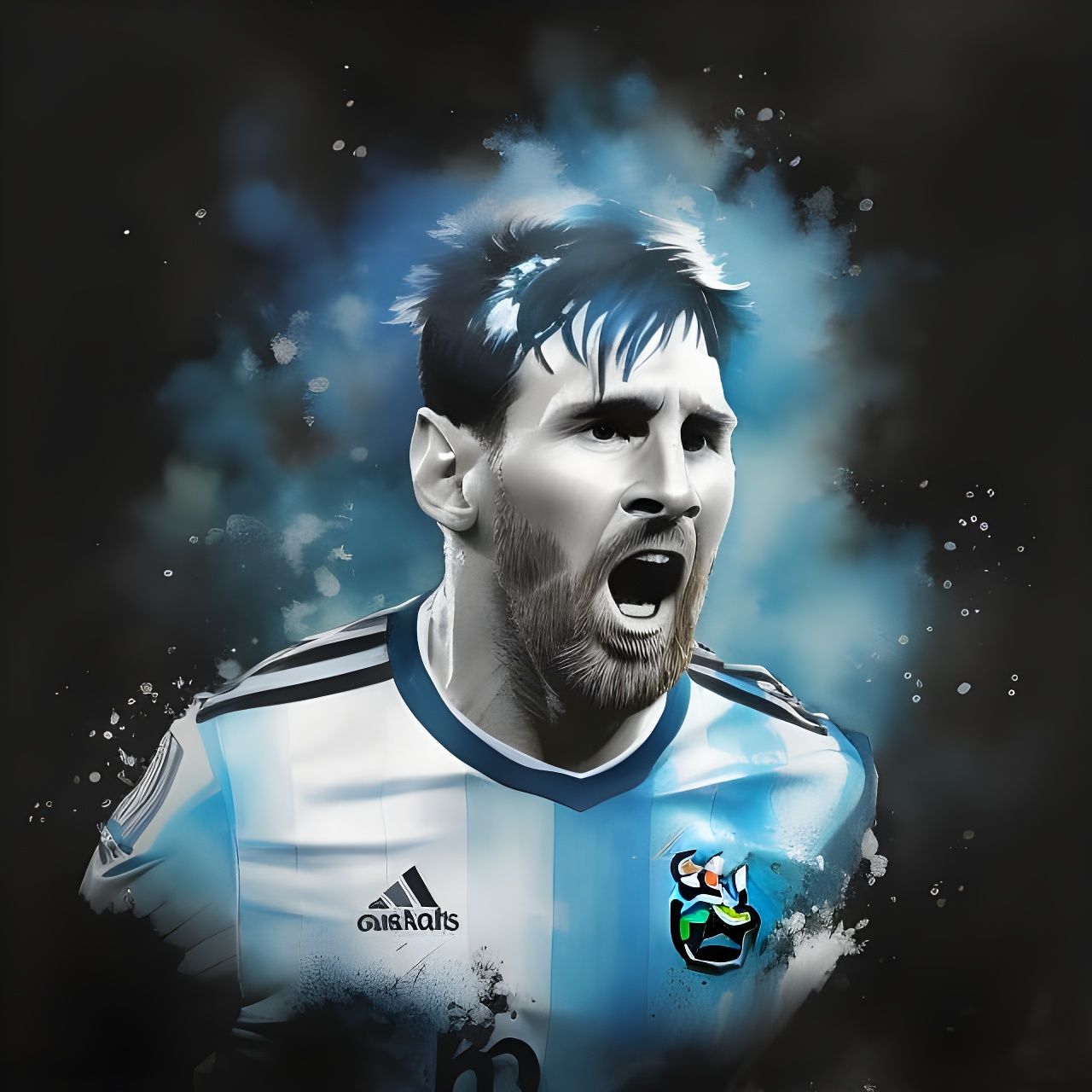 Messi 👑⚽ - AI Generated Artwork - NightCafe Creator