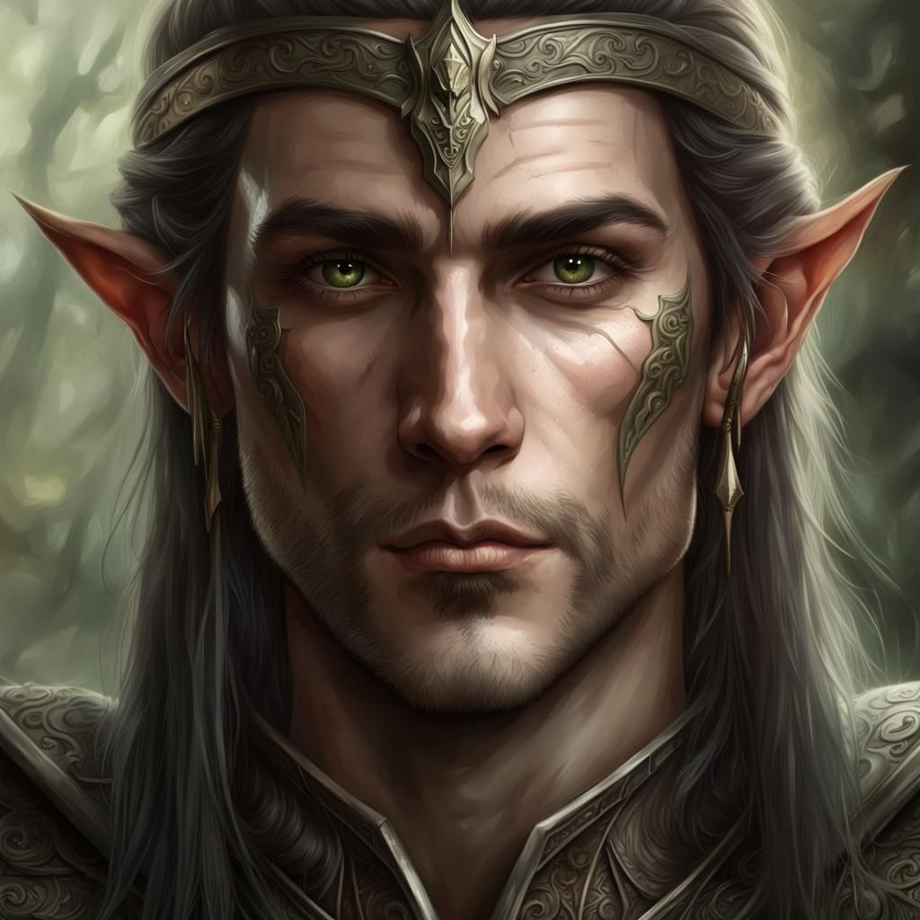 Portrait of an Elvish soldier - AI Generated Artwork - NightCafe Creator