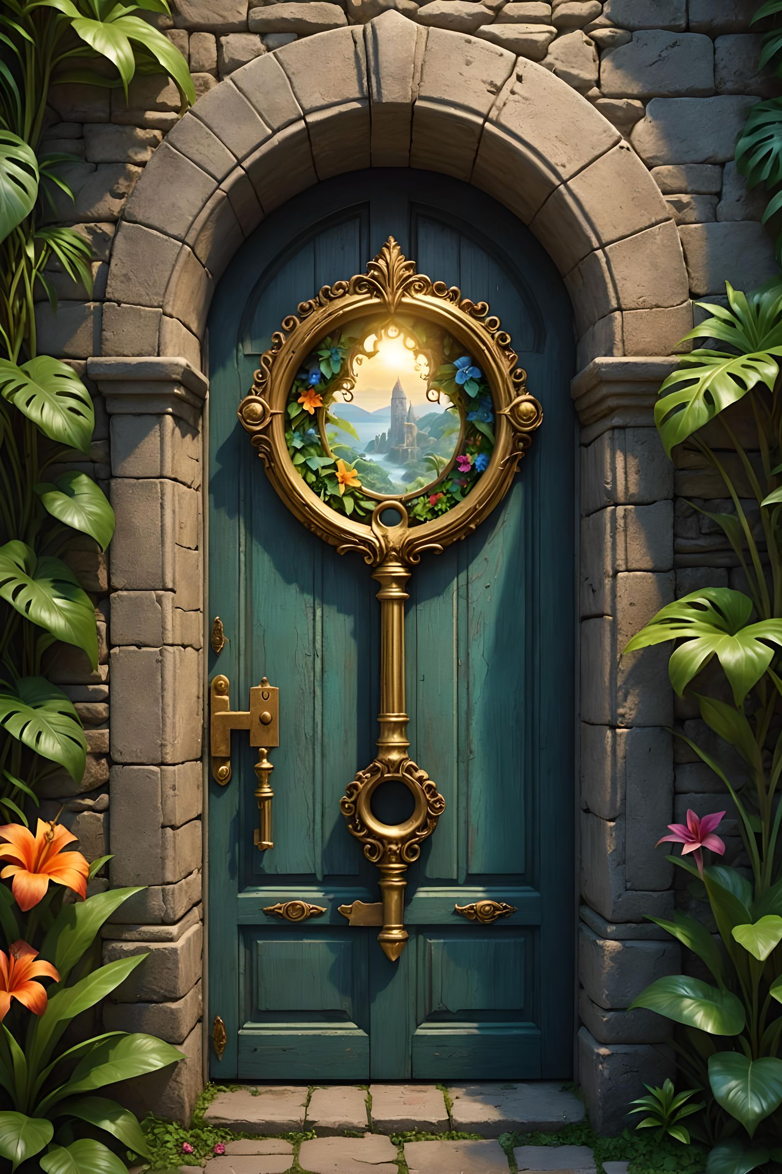 Every key has a lock  by @Highrisehero