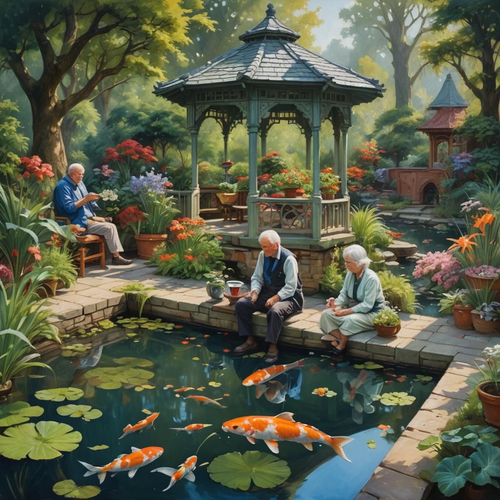 Koi ponds and old love