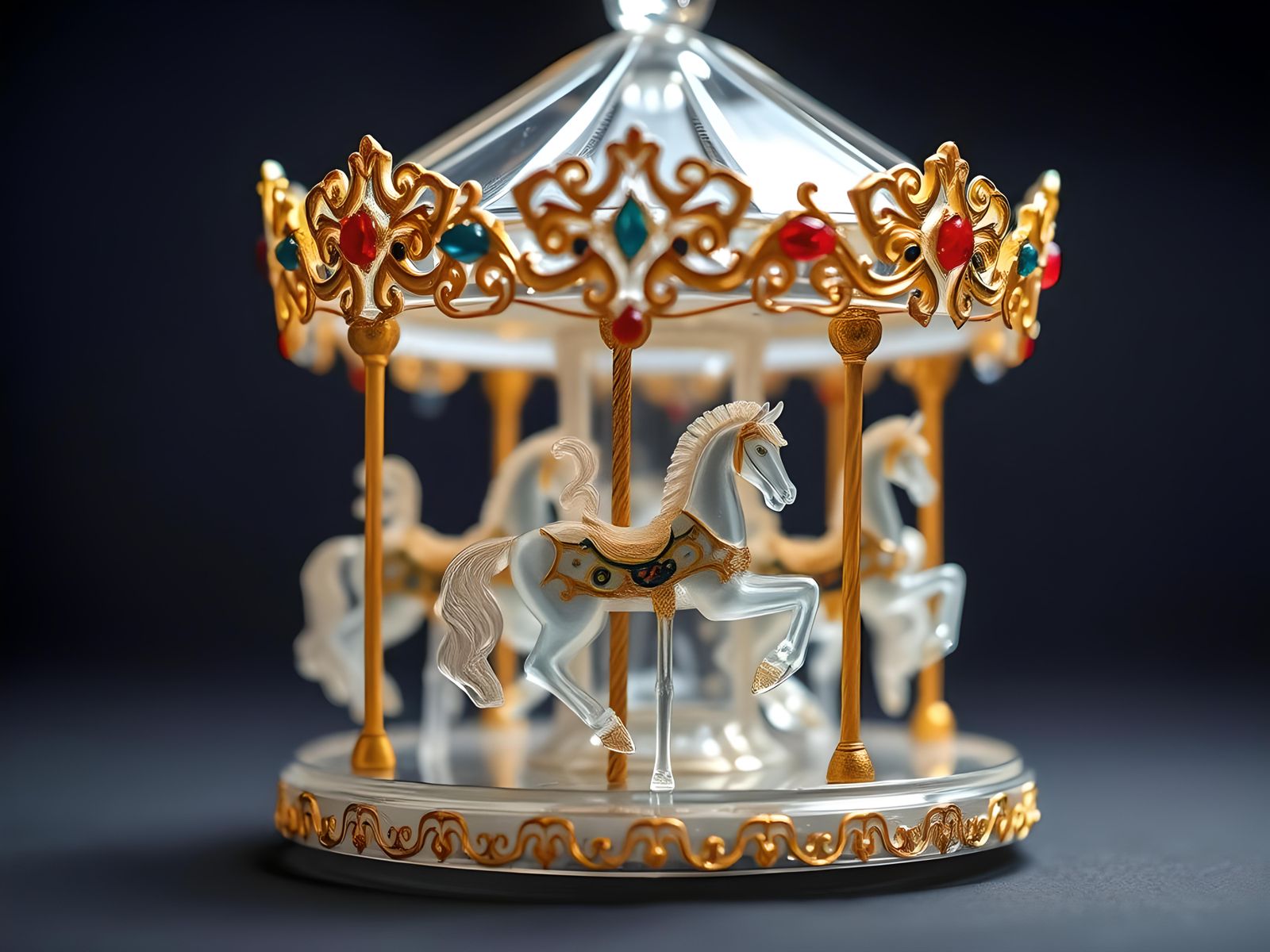 Tiny Glass Carousel