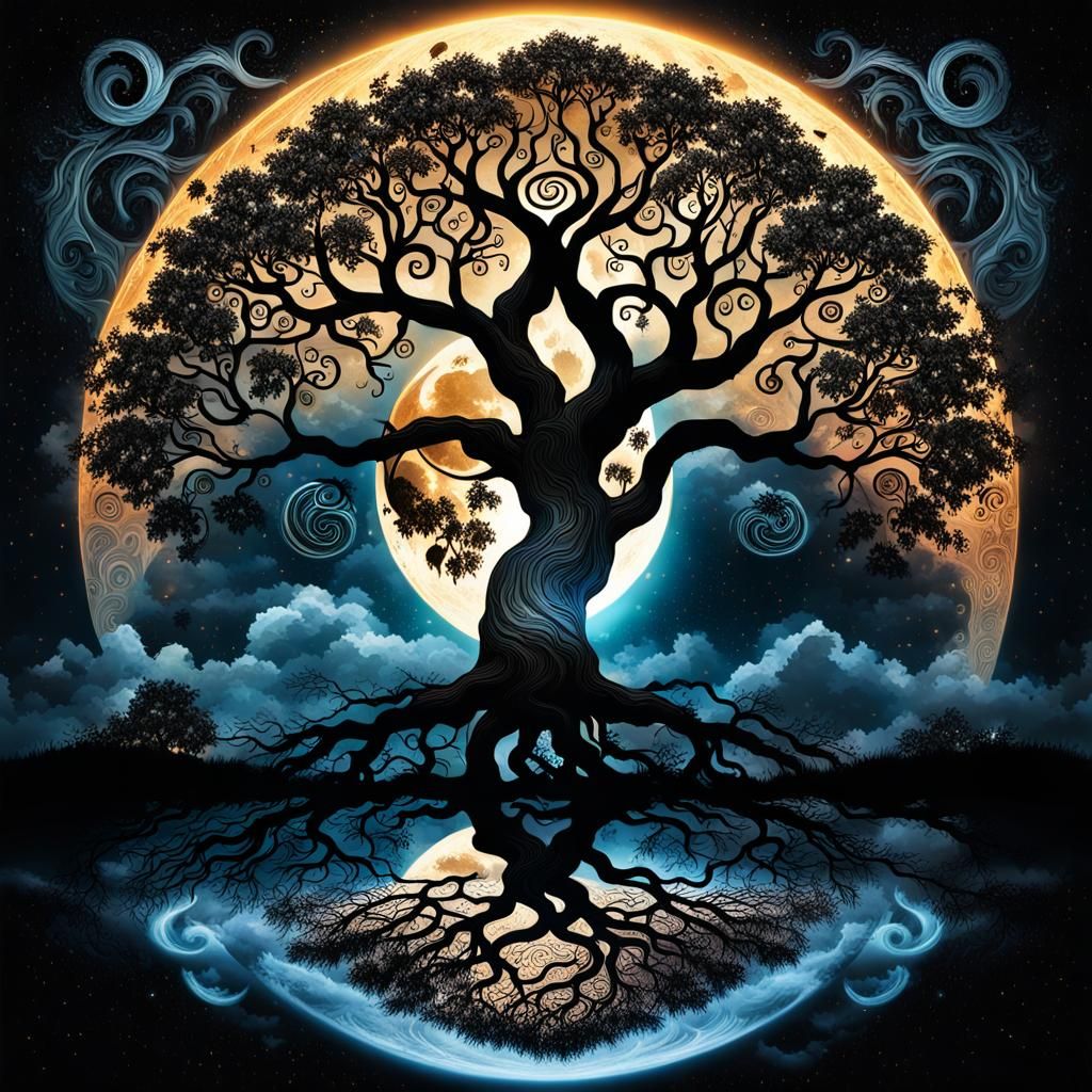 Tree of life reflections  by @Lilsilverfish