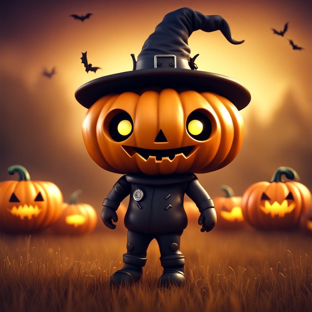 Pumpkin Farmer - AI Generated Artwork - NightCafe Creator