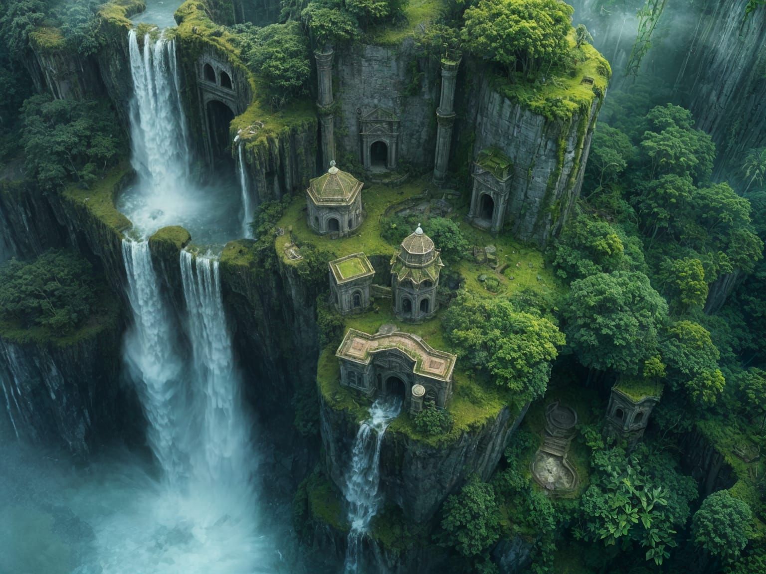 lost jungle city  by @Harmanna