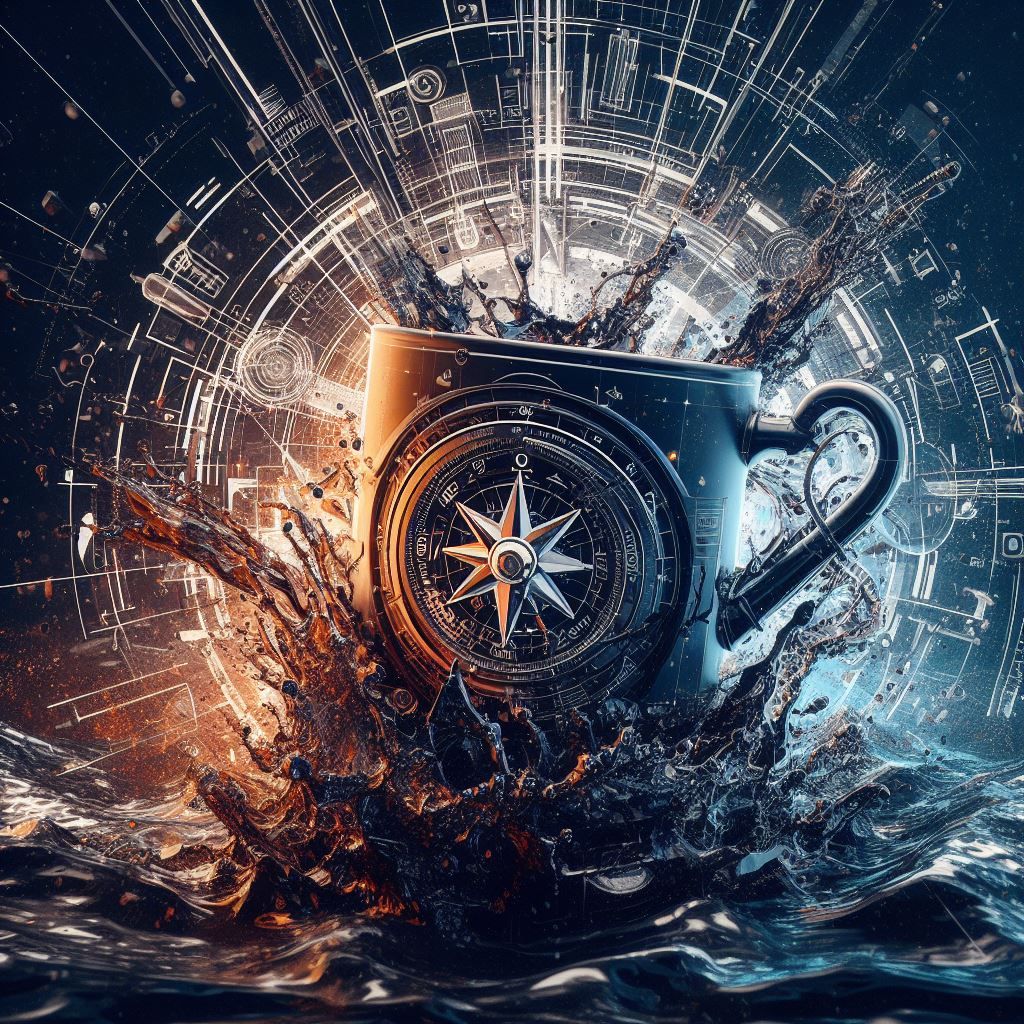 A Compass Coffee Mug