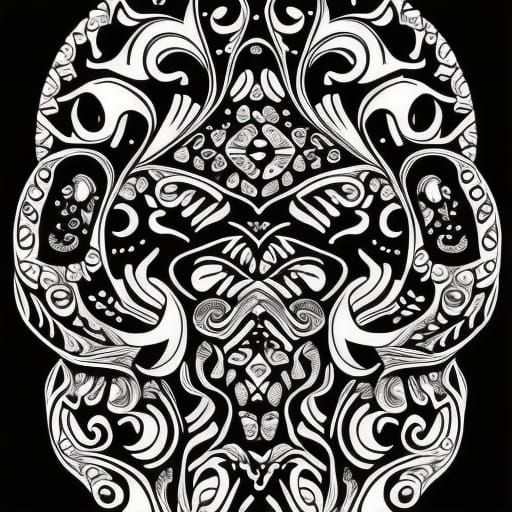 Ornate Tattoo - AI Generated Artwork - NightCafe Creator