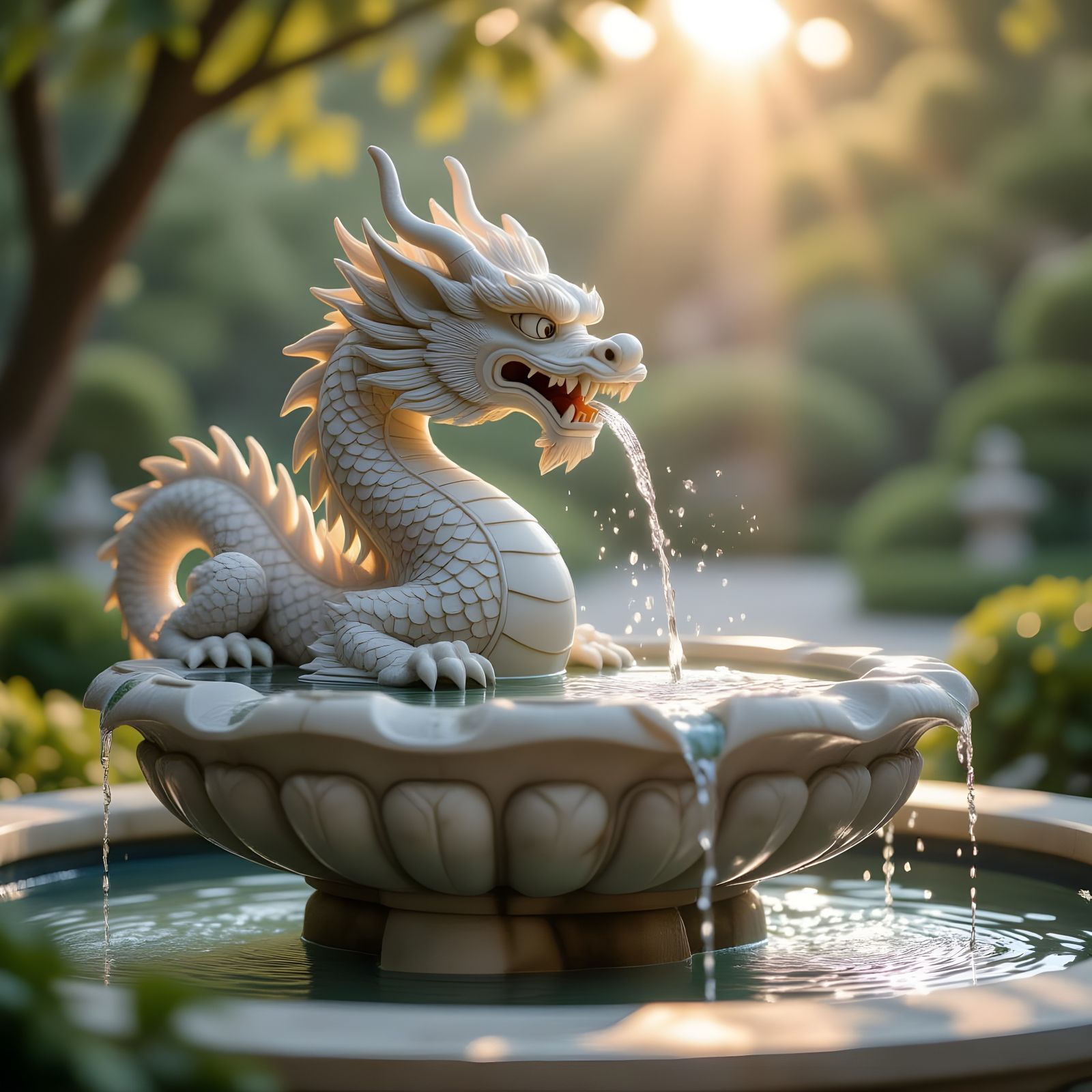 Little Dragon Fountain  by @T G Author