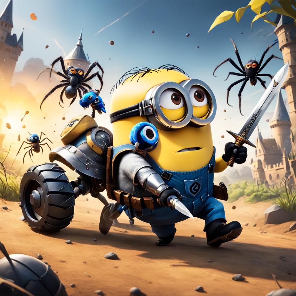 Enchanted Look in Battle with Spiders)
