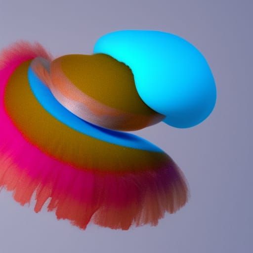 Quirky and colorful character from an Object Show: Lenticula...
