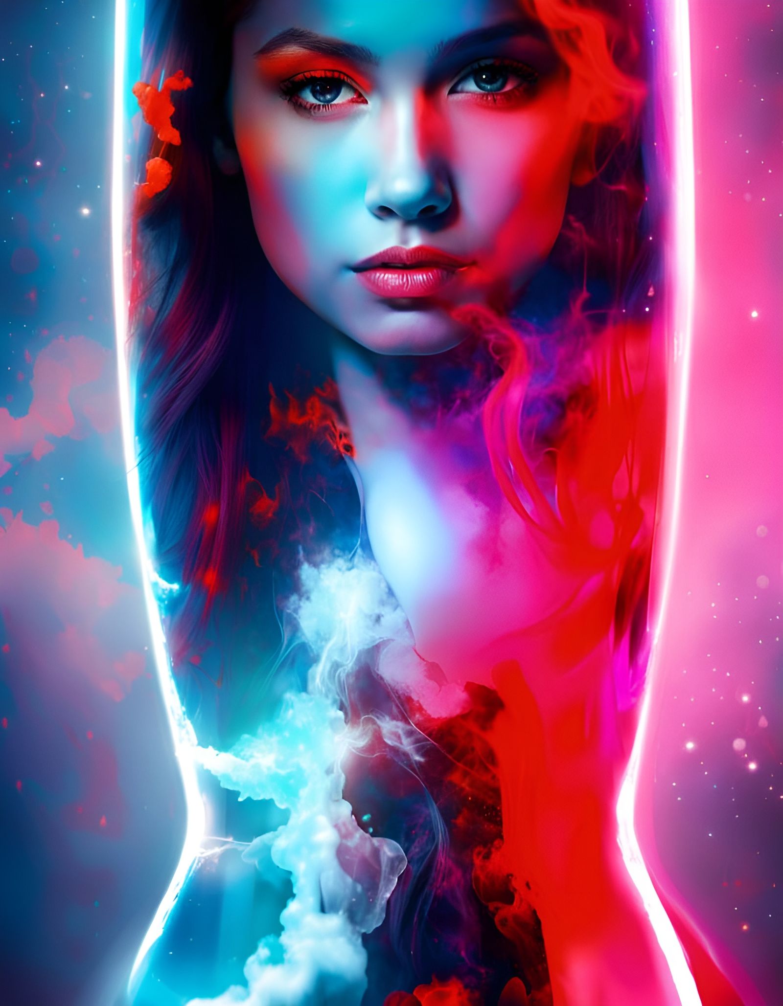 Entranced Lava Lamp AI Generated Artwork NightCafe Creator