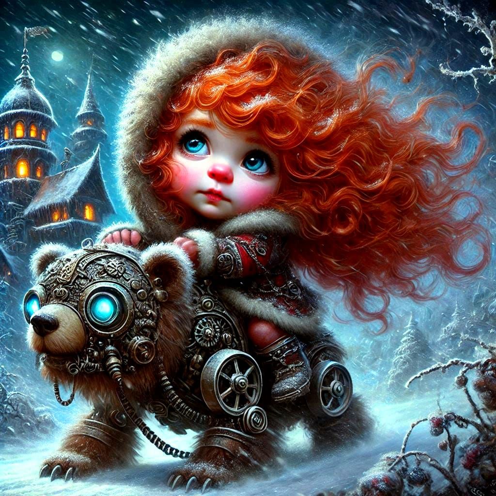 My Dark Fantasy Series Little gnome girl