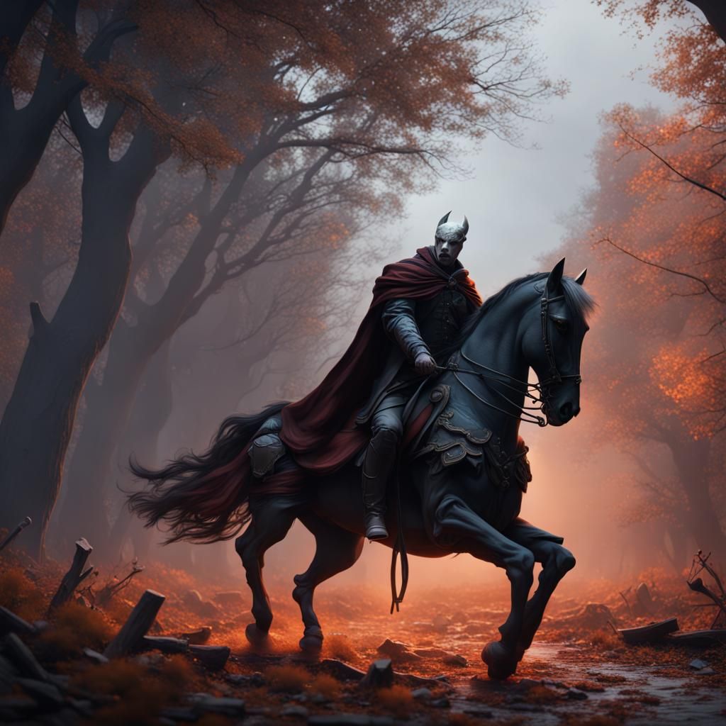 Headless Horseman - AI Generated Artwork - NightCafe Creator