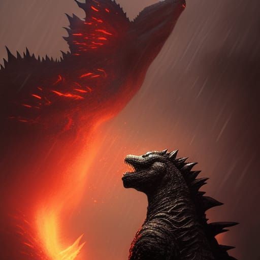 GODZILLA - AI Generated Artwork - NightCafe Creator