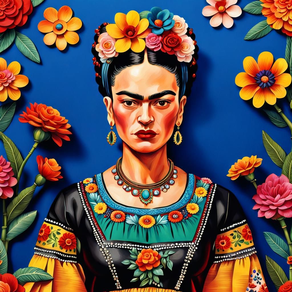 Frida Kahlo - AI Generated Artwork - NightCafe Creator