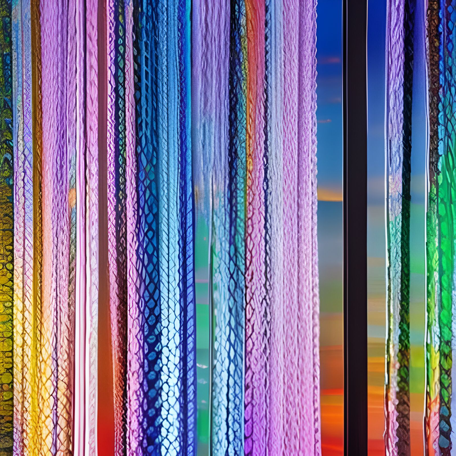 Lace Curtain AI Generated Artwork NightCafe Creator