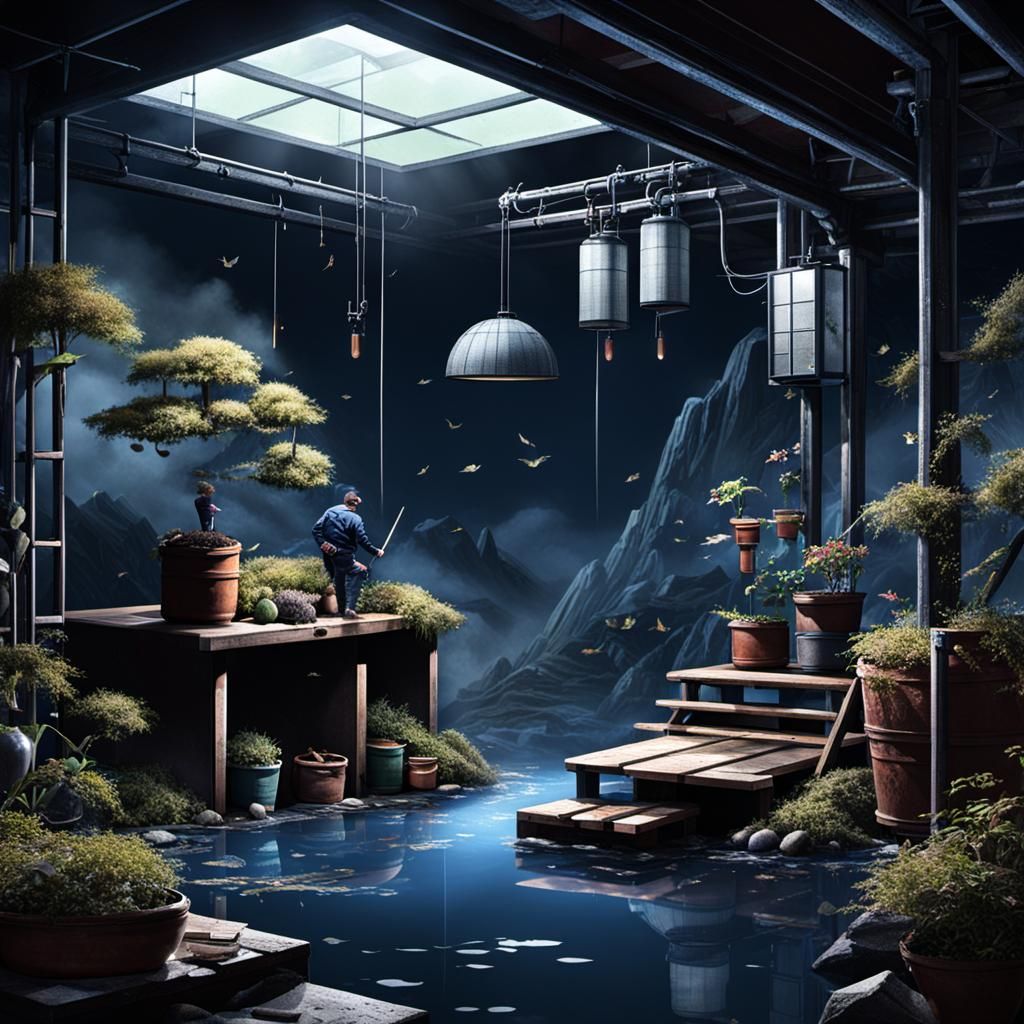 the plant room  by @Drestknight