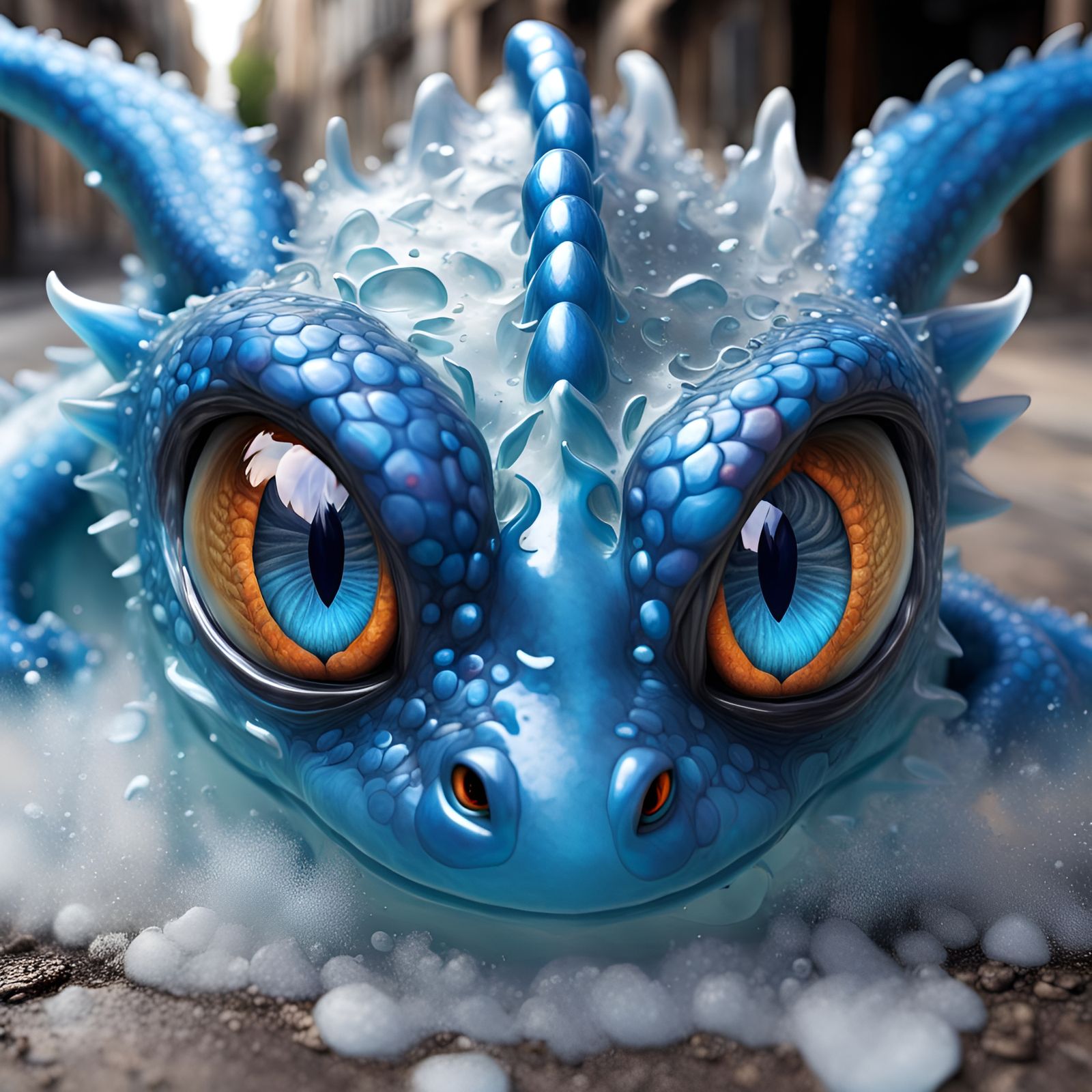 Frost Salamander D Ai Generated Artwork Nightcafe Creator