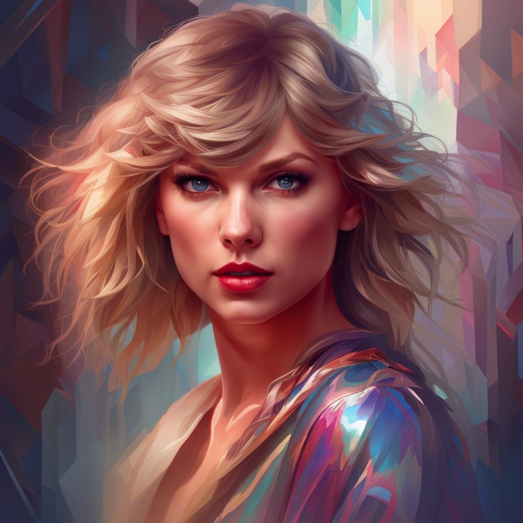 Taylor swift AI Generated Artwork NightCafe Creator