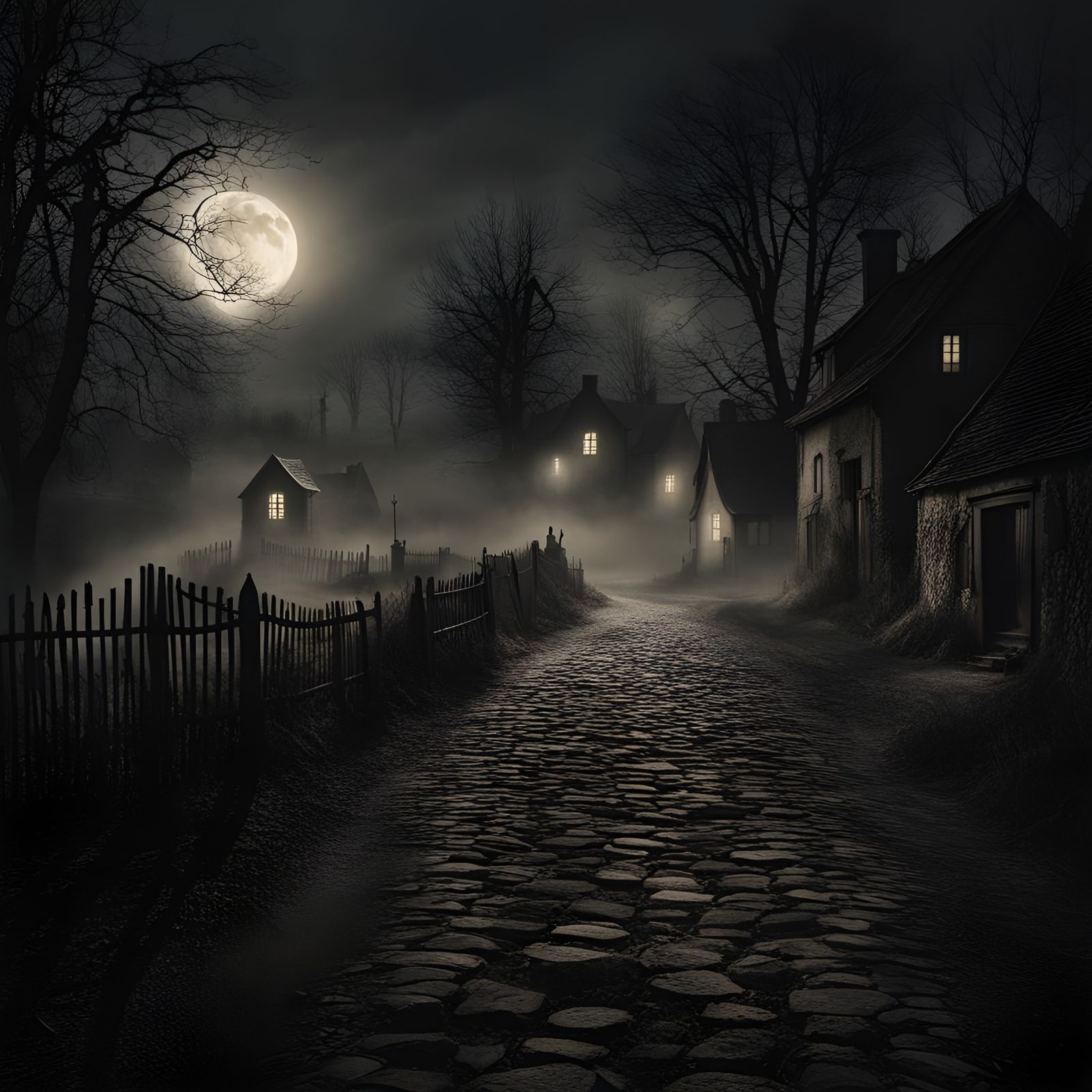 Haunted Village  by @RealLirix