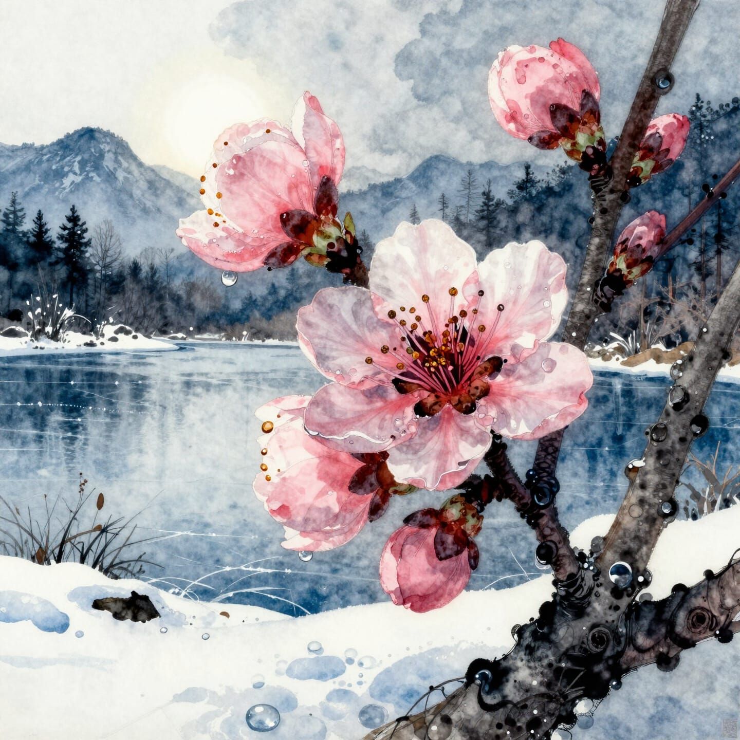 After a snowy winter.  by @Falbaflo 