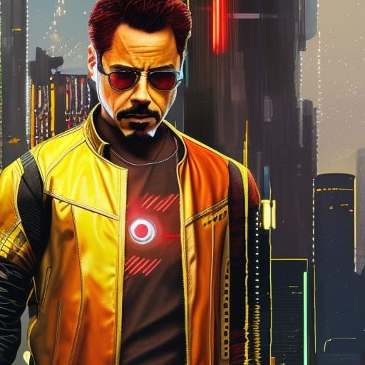 Tony Stark aka Iron Man - AI Generated Artwork - NightCafe Creator