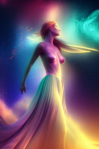 Goddes of the night sky