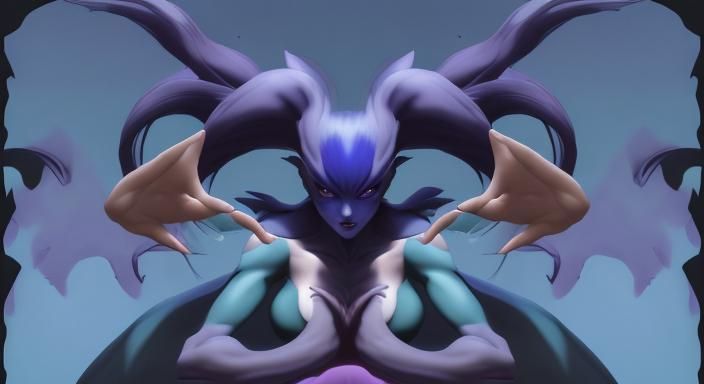 darkstalkers sad 4k res effect and still motion illusion eff...