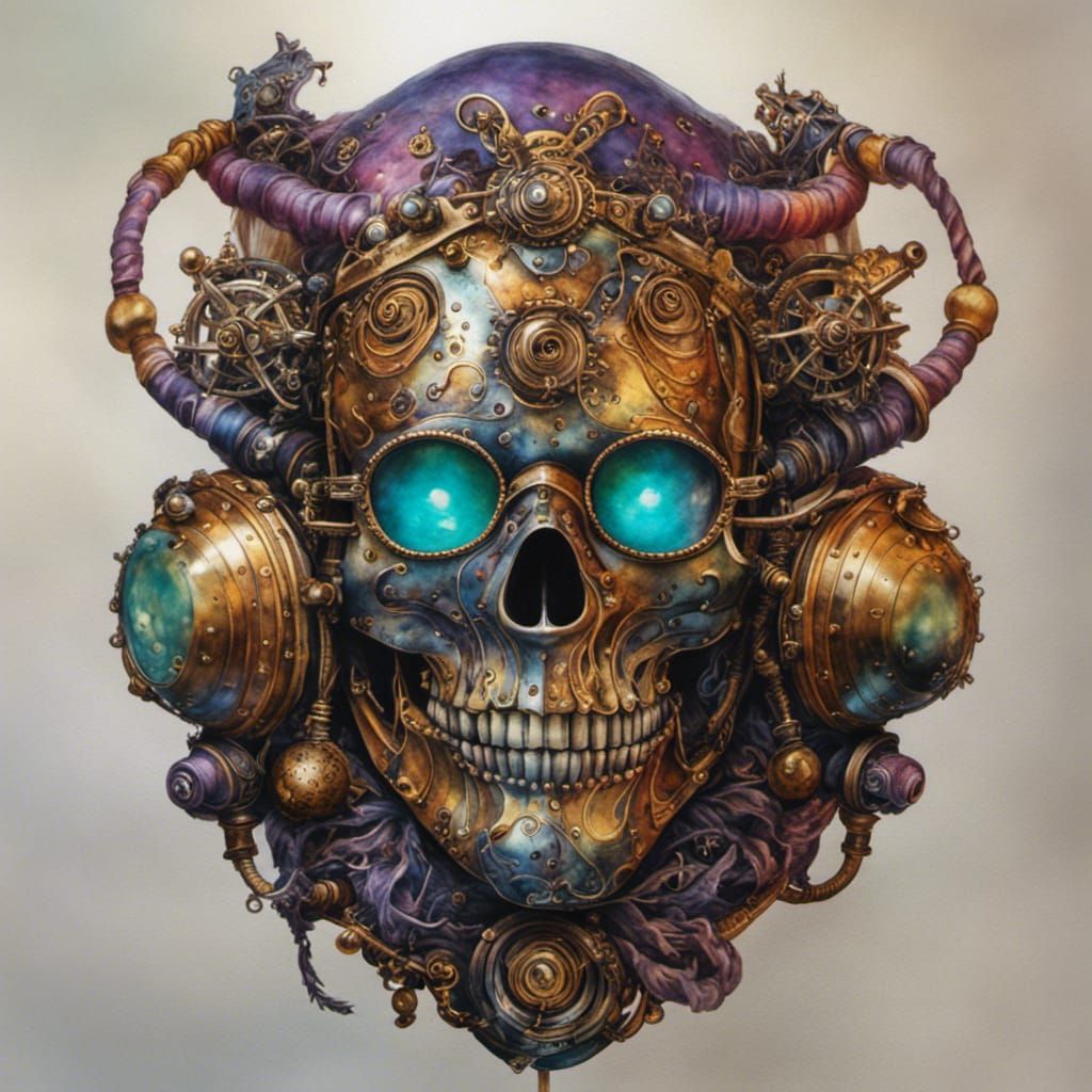 halloween mask   by @Cassber