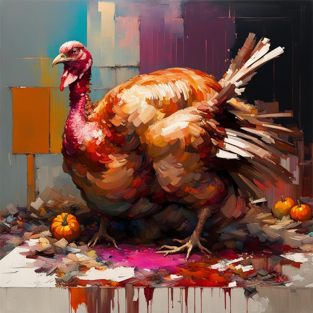 Thanksgiving Turkey - AI Generated Artwork - NightCafe Creator