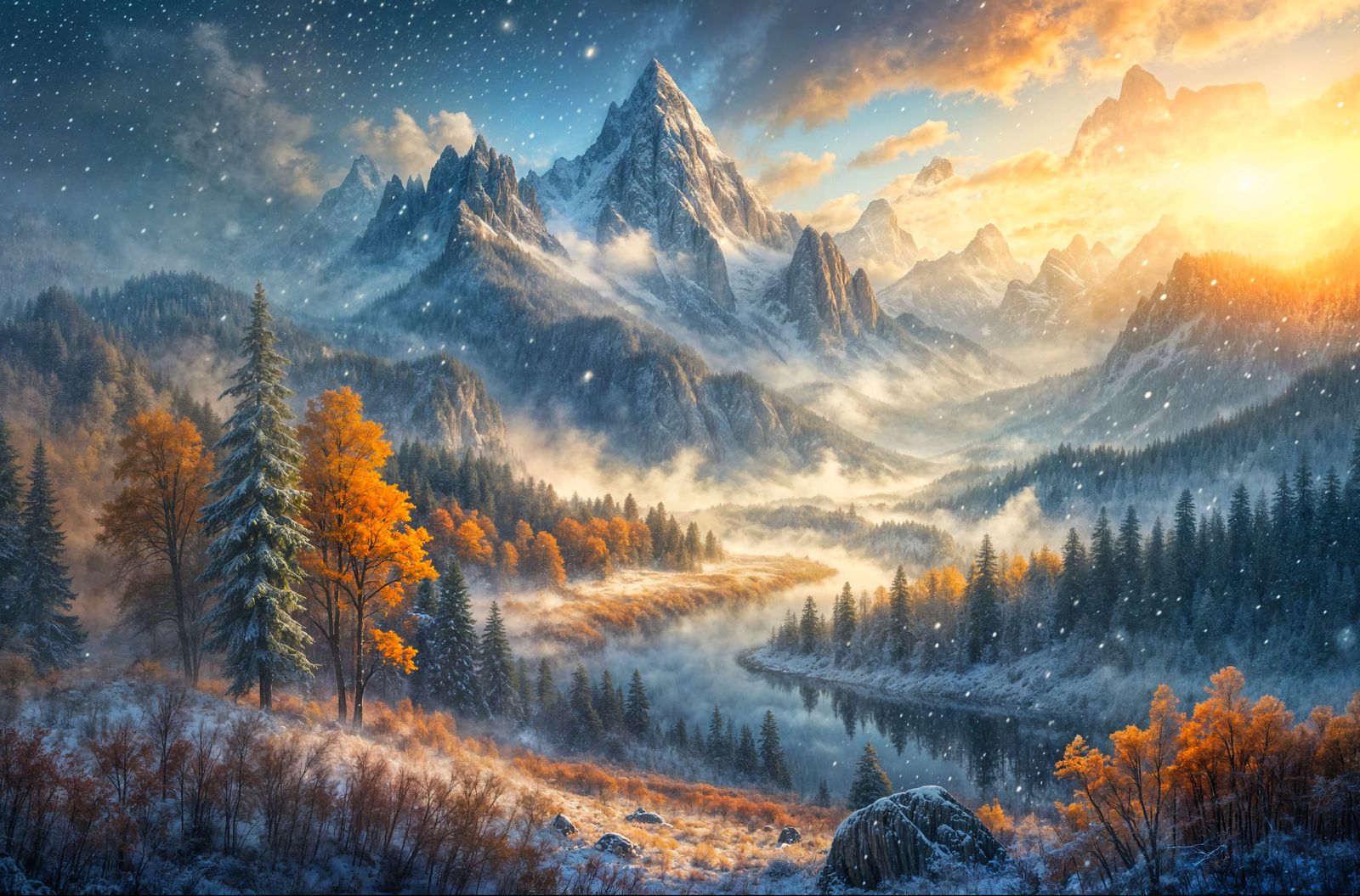 The Misty Mountains  by @Joanna7