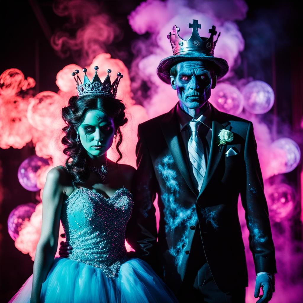 Zombie Prom King & Queen   by @RedPixie