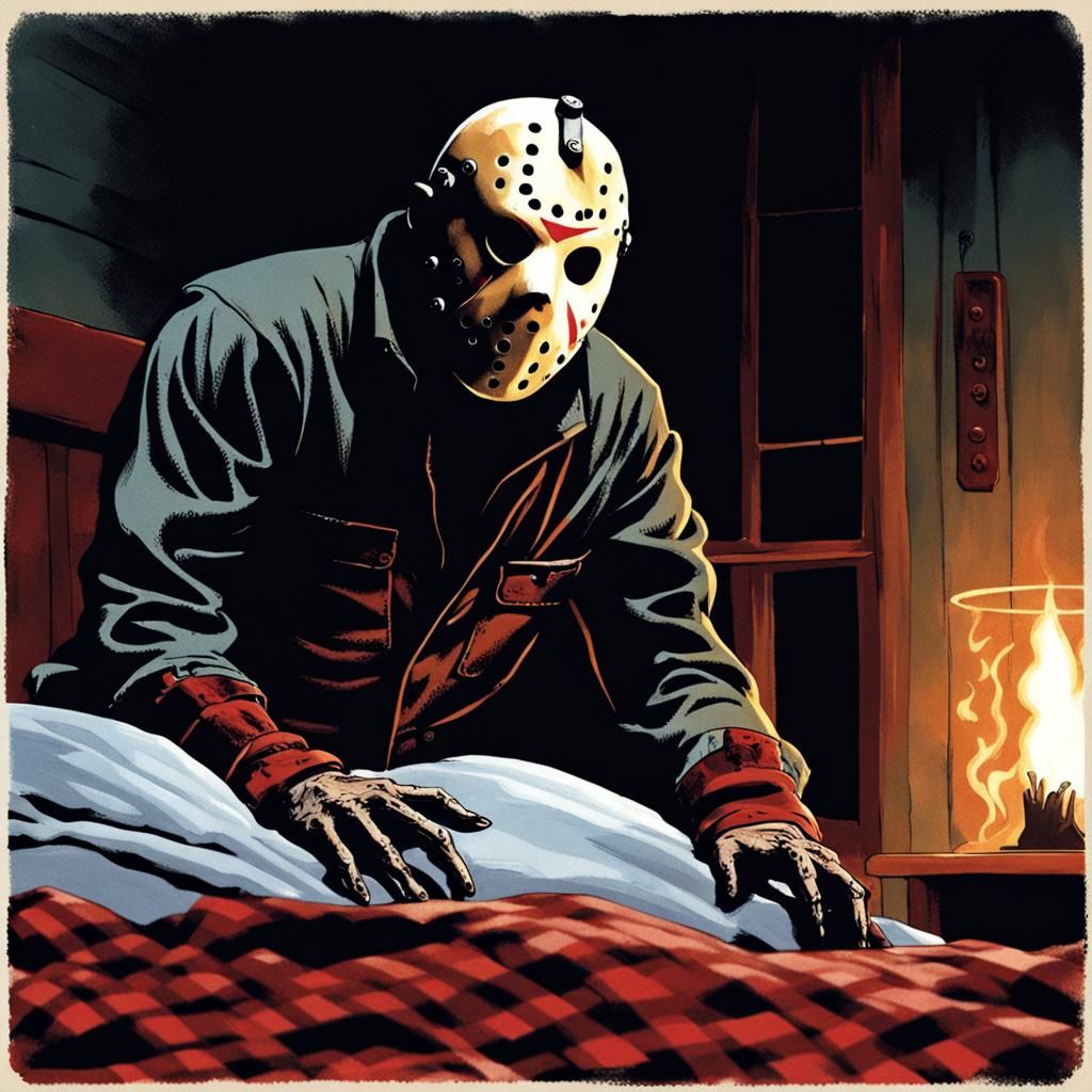 In bed with Freddy kreuger as Jason Voorhees tucks you in. Horrorscape