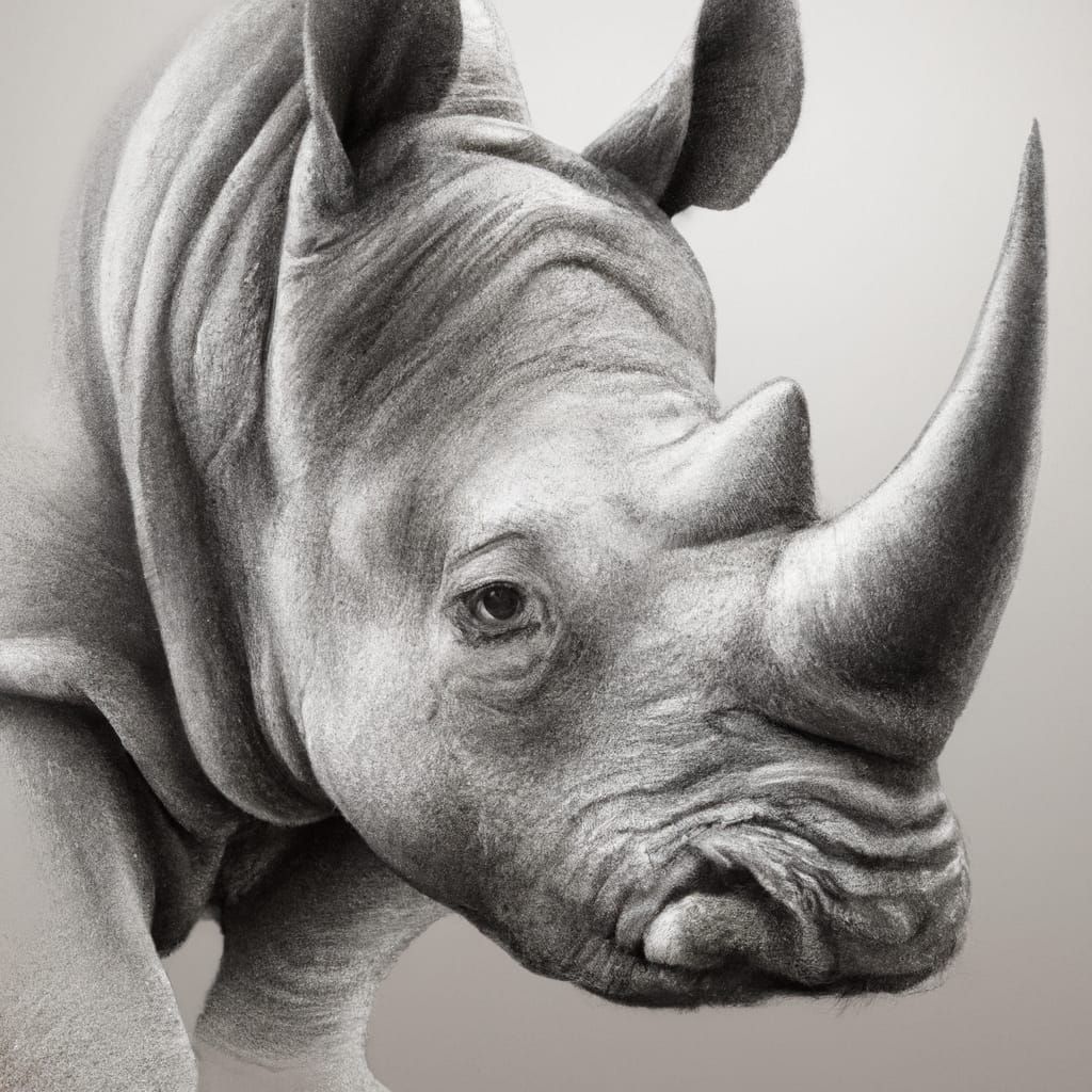 amazing Realistic drawing Animal high resolution natural lighting ...