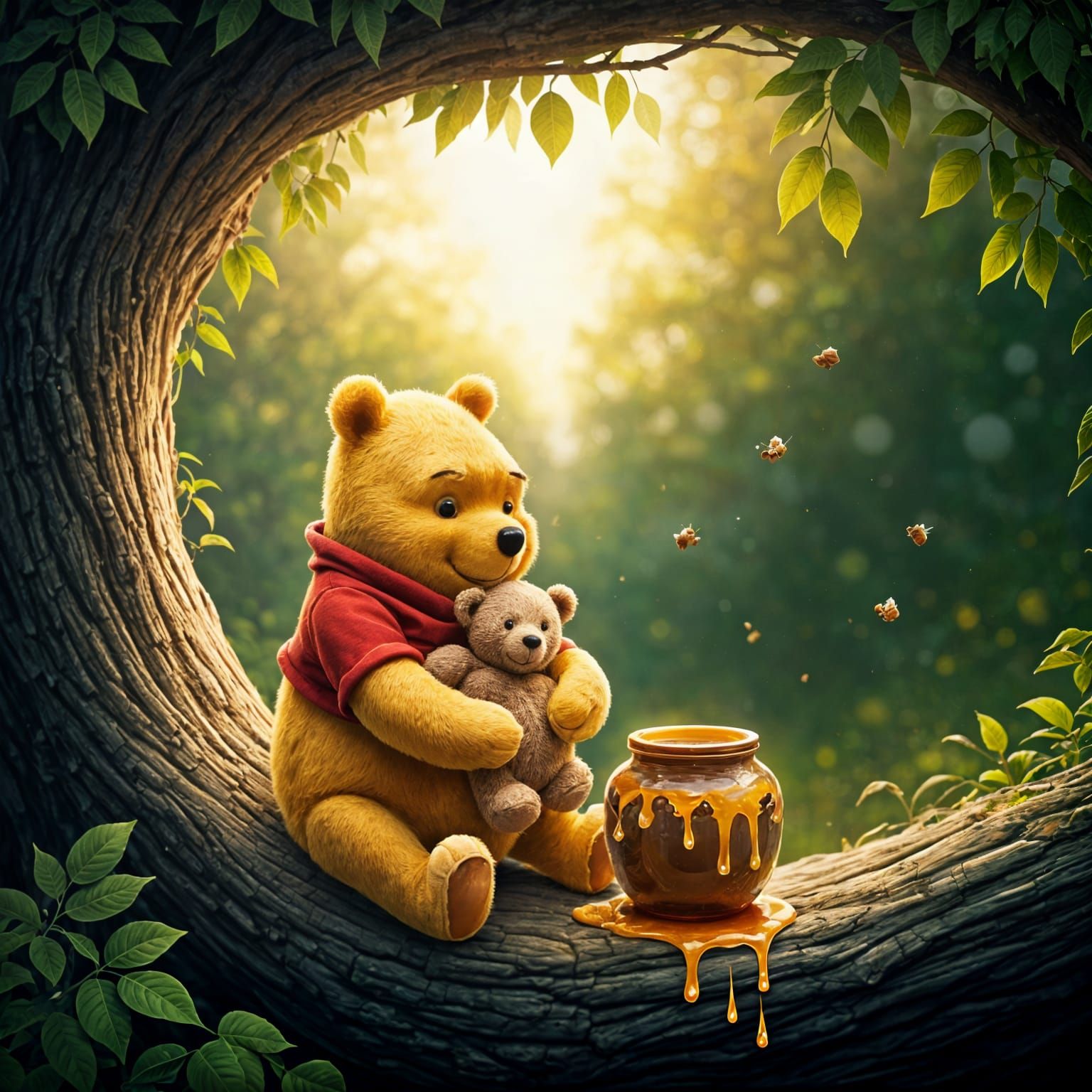Winnie & Teddy  by @PROBABLYNOTHING
