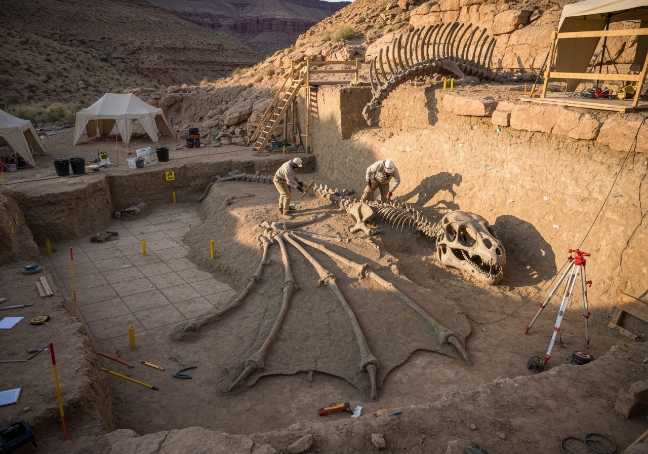 Paleontological Discovery (Megalodrakon igniventus)  by @Mr Happy