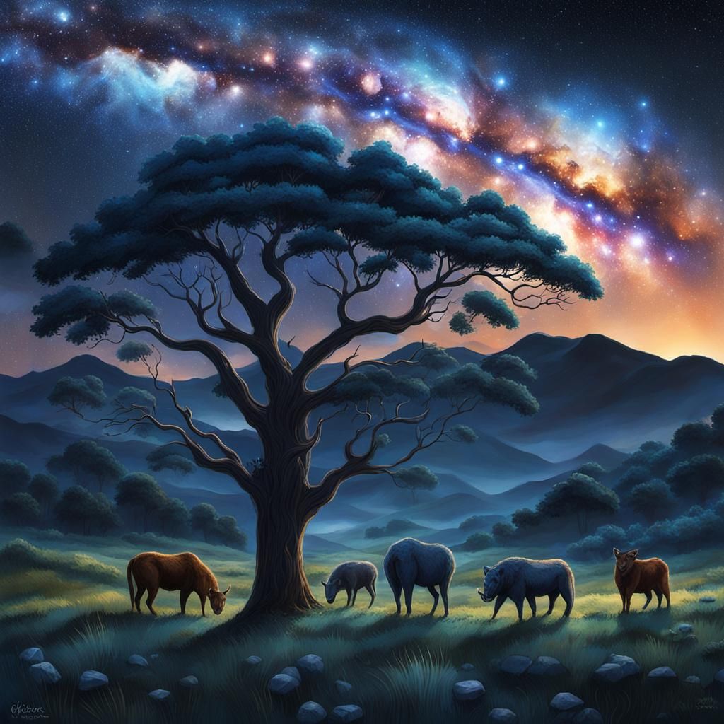 🎨🏛️🗺️🌄🌠🔥🌬️🌊🎶🕯️🌳🐎👩‍🦰👨‍🦳👗👜📜🔑🏹🗡️🏯🌌