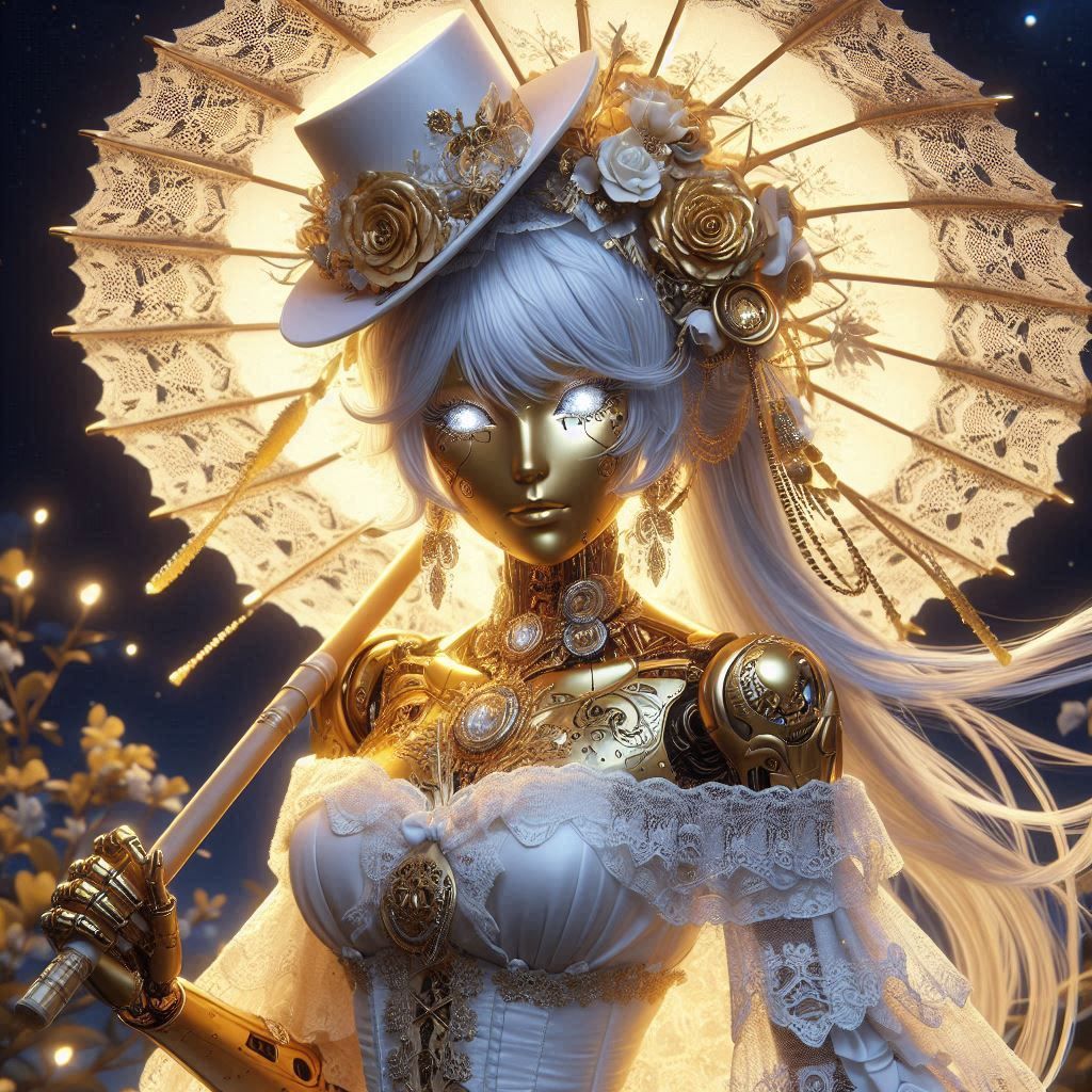 Sorayama Cyber girls 22 Victorian White