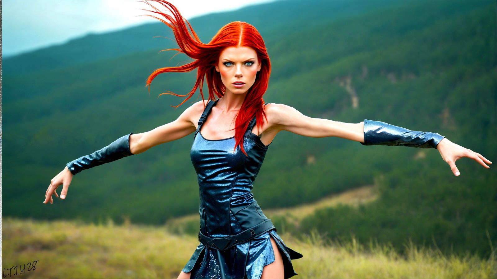 Kristie Kline - Glitter in the air series.