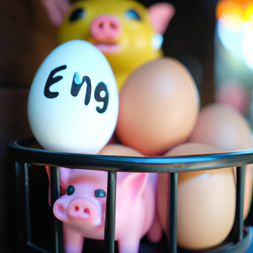 we love eggs and pigs.