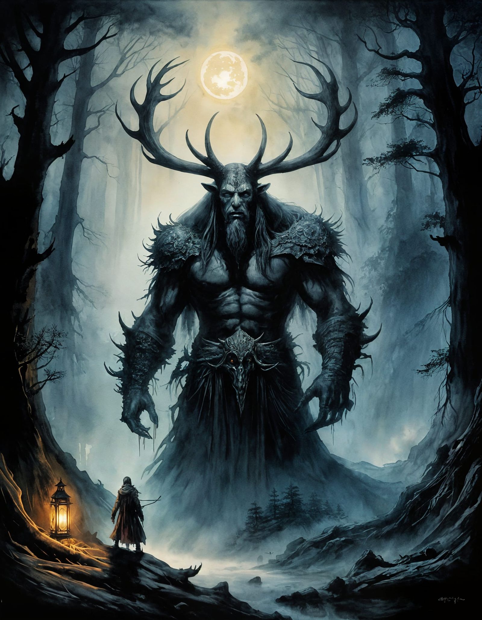 Meeting the lord of the forest  by @Gothic Vampire Poetry