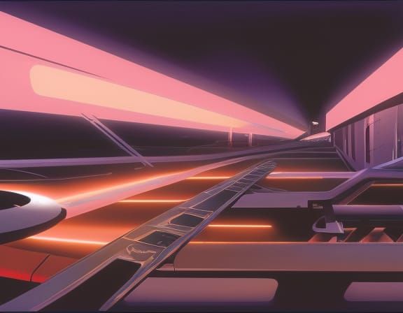 16k resolution, art inspired by Syd Mead's visionary futuris...