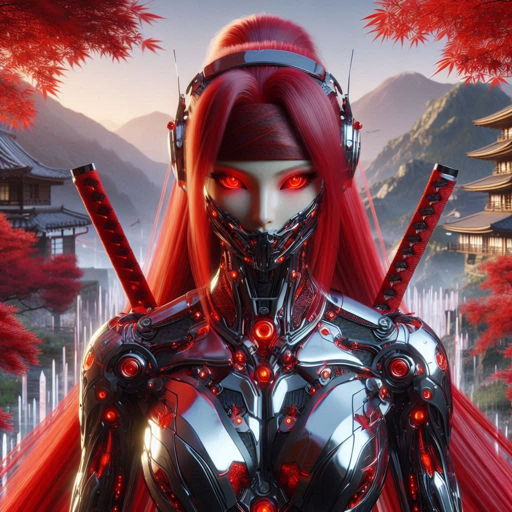 Sorayama Cyber girls 1 Ninja