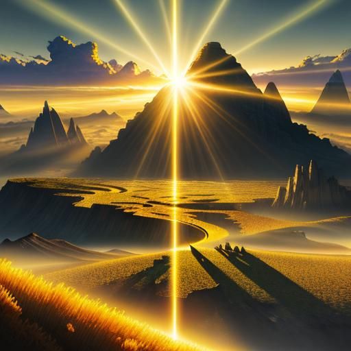 futuristic landscape hyperdetailed matte background photorea...