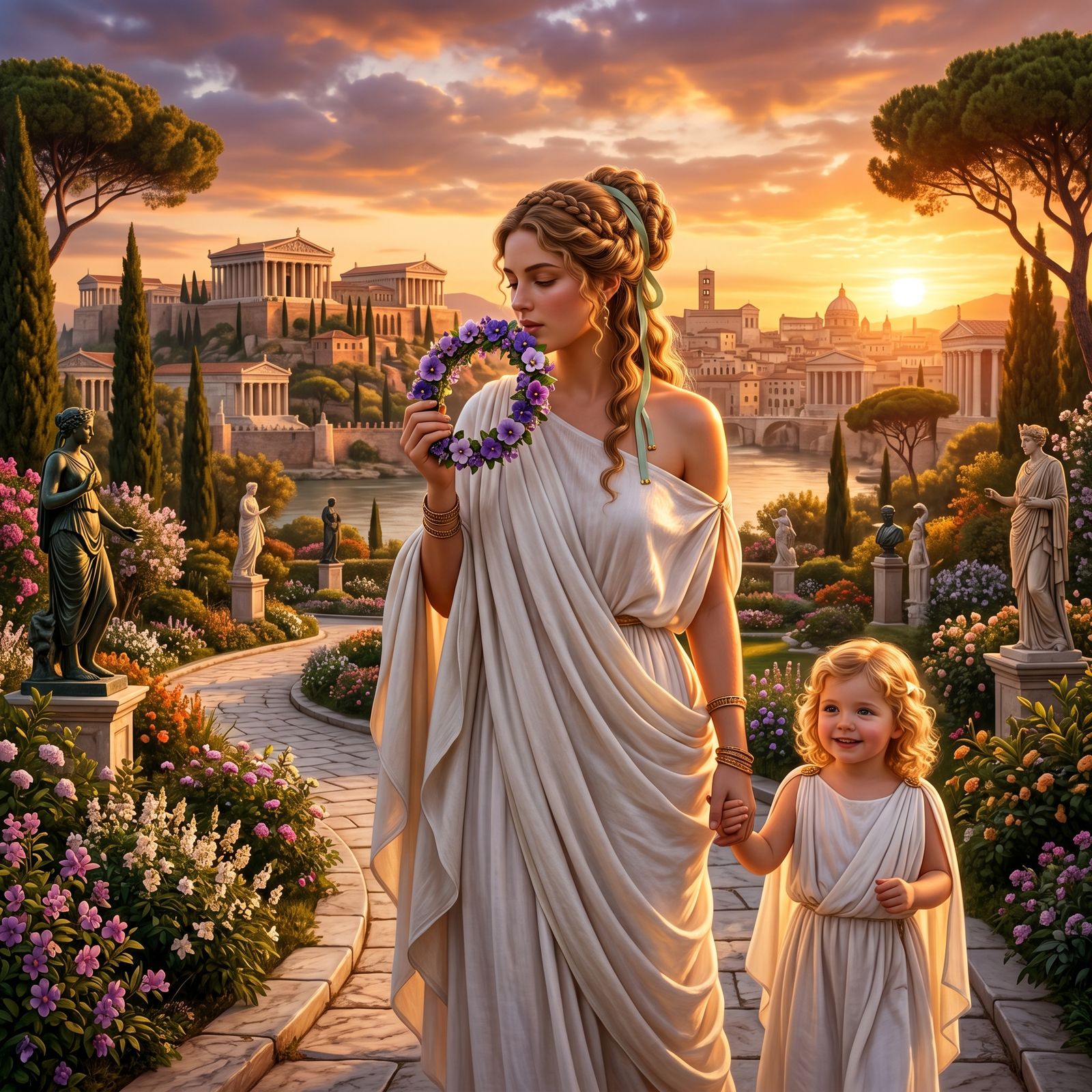 Sertum Desiderii ad Solem Occasum