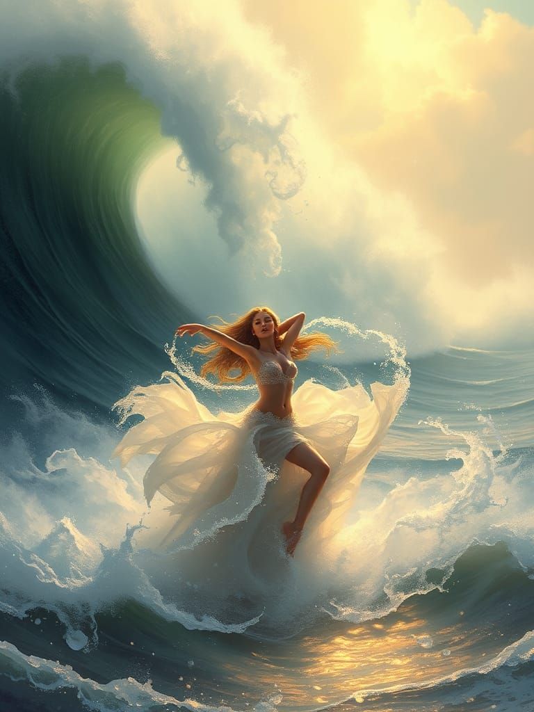 Dancing with the waves 
