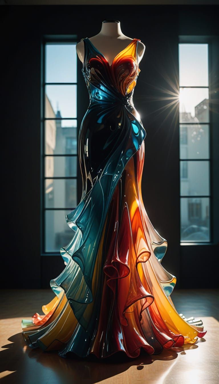 Glass fashion - LALIQUE  by @Art of the Mystic