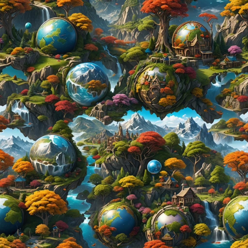 Scenery globes