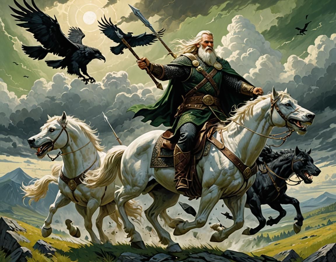 Close enough if Odin had wolf-horses!